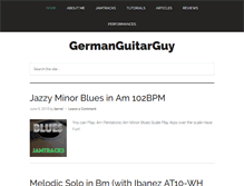 Tablet Screenshot of germanguitarguy.com